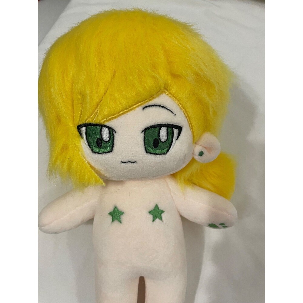 NEW Anime Stuffed Doll Plush Toy HANDMADE, Blonde Hair Green Eyes, OC CUTE!